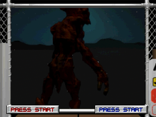 Area 51 title screen for Sega Saturn